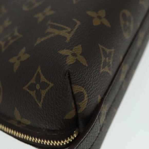 LOUIS VUITTON Monogram Trousse Demi Ronde Cosmetic Pouch M47520 LV Auth 91945 - Picture 7 of 16